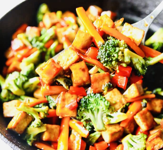 Tofu Vegetables - Hungry Hindu